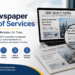 Newspaper proof services